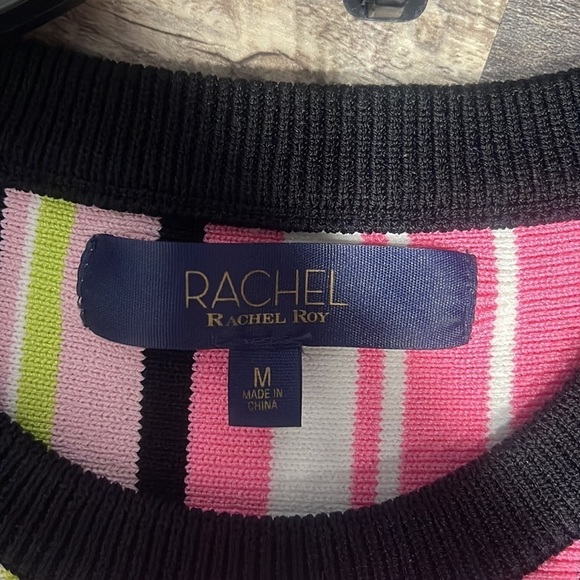 Rachel Roy Multi-Color Striped Sweater Tank - Picture 5 of 7